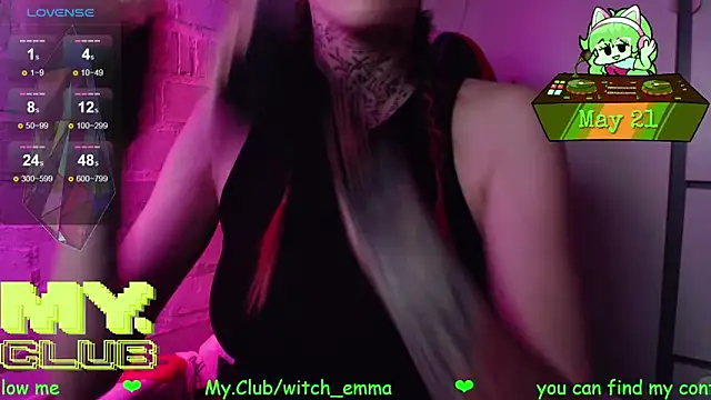 Snapshot of Witch_Emma chatting on 05/21/26, 07:59 Witch Emma online show from 05/21/26, 07:59