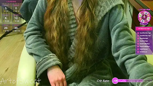 Snapshot of ArtofSweet chatting on 01/18/25, 08:40 ArtofSweet online show from 01/18/25, 08:40