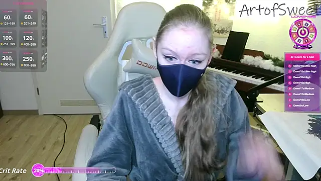 Snapshot of ArtofSweet chatting on 01/14/26, 07:30 ArtofSweet online show from 01/14/26, 07:30