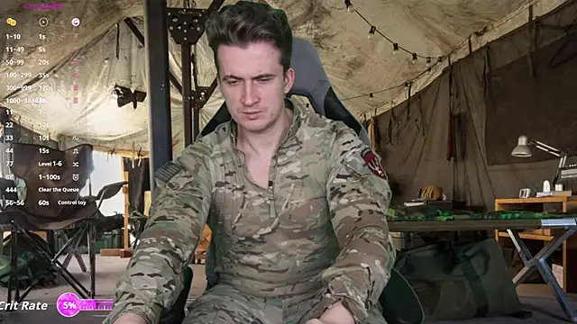 Snapshot of hornystripman97 chatting on 10/25/25, 12:29 hornystripman97 online show from 10/25/25, 12:29