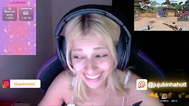 Snapshot of jujubinhahot chatting on 09/30/25, 10:37 jujubinhahot online show from 09/30/25, 10:37