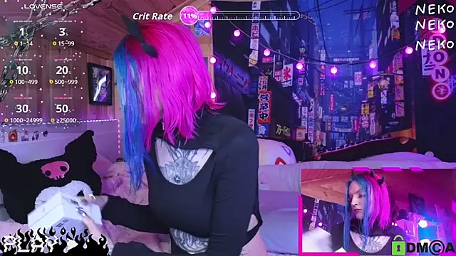 Snapshot of NekoCyber chatting on 04/12/26, 05:01 NekoCyber online show from 04/12/26, 05:01