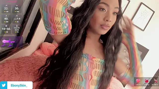 Snapshot of EbonySkin chatting on 02/28/25, 05:26 EbonySkin online show from 02/28/25, 05:26