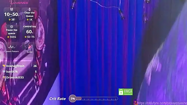 Snapshot of CrossyAayesha chatting on 09/09/25, 06:07 CrossyAayesha online show from 09/09/25, 06:07