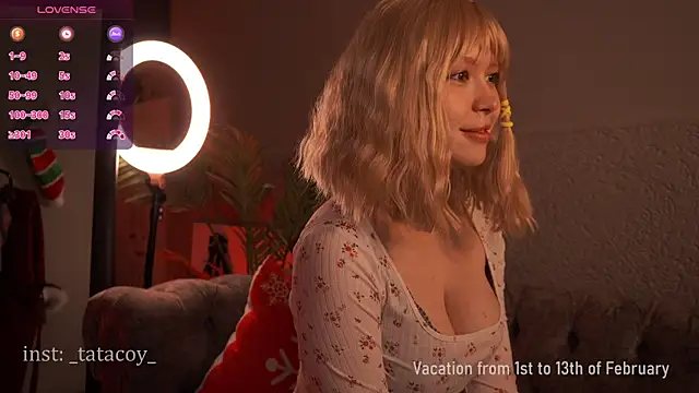 Snapshot of TataCoy chatting on 01/24/25, 06:24 TataCoy online show from 01/24/25, 06:24