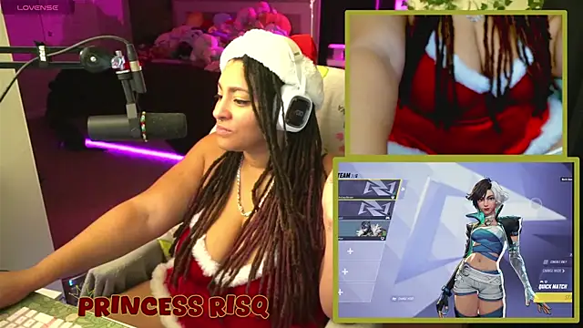 Snapshot of PrincessRisq chatting on 12/13/24, 01:26 PrincessRisq online show from 12/13/24, 01:26